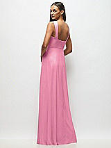Alt View 3 Thumbnail - Orchid Pink Contoured Wide Strap Sweetheart Maxi Dress