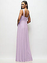Alt View 3 Thumbnail - Pale Purple Contoured Wide Strap Sweetheart Maxi Dress