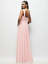 Alt View 3 Thumbnail - Rose Contoured Wide Strap Sweetheart Maxi Dress