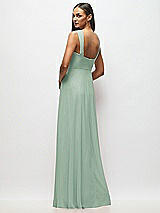 Alt View 3 Thumbnail - Seagrass Contoured Wide Strap Sweetheart Maxi Dress