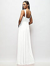 Alt View 3 Thumbnail - White Contoured Wide Strap Sweetheart Maxi Dress
