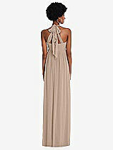 Alt View 5 Thumbnail - Topaz Convertible Tie-Shoulder Empire Waist Maxi Dress