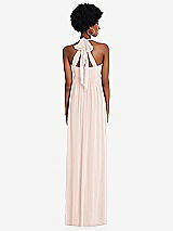 Alt View 5 Thumbnail - Blush Convertible Tie-Shoulder Empire Waist Maxi Dress