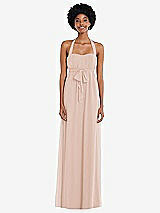 Alt View 1 Thumbnail - Cameo Convertible Tie-Shoulder Empire Waist Maxi Dress