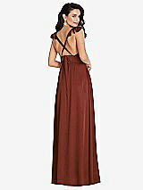 Alt View 1 Thumbnail - Auburn Moon Deep V-Neck Ruffle Cap Sleeve Maxi Dress with Convertible Straps