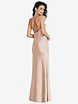 Rear View Thumbnail - Cameo Open-Back Convertible Strap Maxi Bias Slip Dress