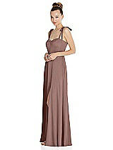 Side View Thumbnail - Sienna Tie Shoulder A-Line Maxi Dress