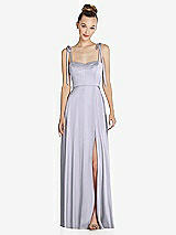 Front View Thumbnail - Silver Dove Tie Shoulder A-Line Maxi Dress