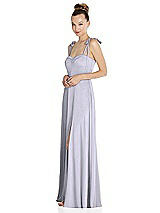 Side View Thumbnail - Silver Dove Tie Shoulder A-Line Maxi Dress