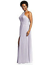 Alt View 2 Thumbnail - Moondance Diamond Halter Maxi Dress with Adjustable Straps