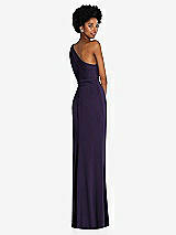 Rear View Thumbnail - Concord One-Shoulder Twist Draped Maxi Dress