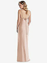 Rear View Thumbnail - Cameo Cowl-Neck Tie-Strap Maternity Slip Dress