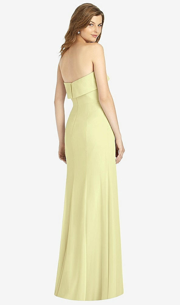 Back View - Butter Yellow Bella Bridesmaids Dress BB139