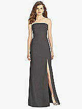 Front View Thumbnail - Caviar Gray Bella Bridesmaids Dress BB139