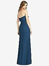 Rear View Thumbnail - Dusk Blue Bella Bridesmaids Dress BB139