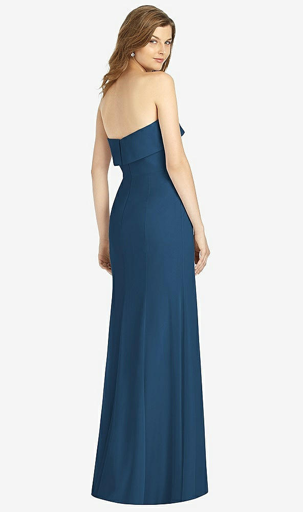 Back View - Dusk Blue Bella Bridesmaids Dress BB139