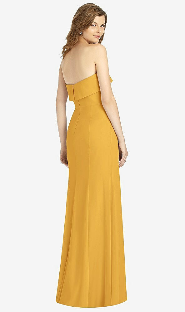 Back View - NYC Yellow Bella Bridesmaids Dress BB139