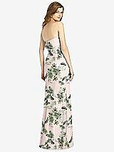 Rear View Thumbnail - Palm Beach Print Bella Bridesmaids Dress BB139