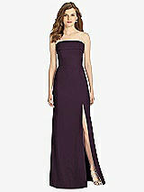 Front View Thumbnail - Aubergine Bella Bridesmaids Dress BB139