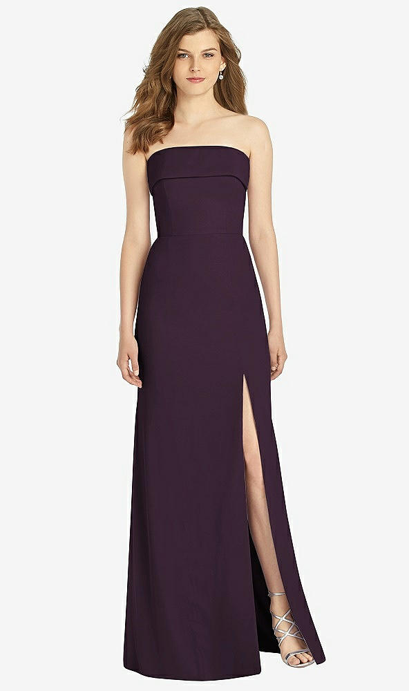 Front View - Aubergine Bella Bridesmaids Dress BB139