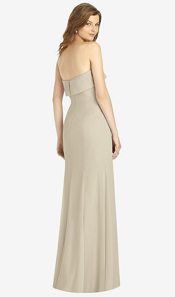 Back View - Champagne Bella Bridesmaids Dress BB139