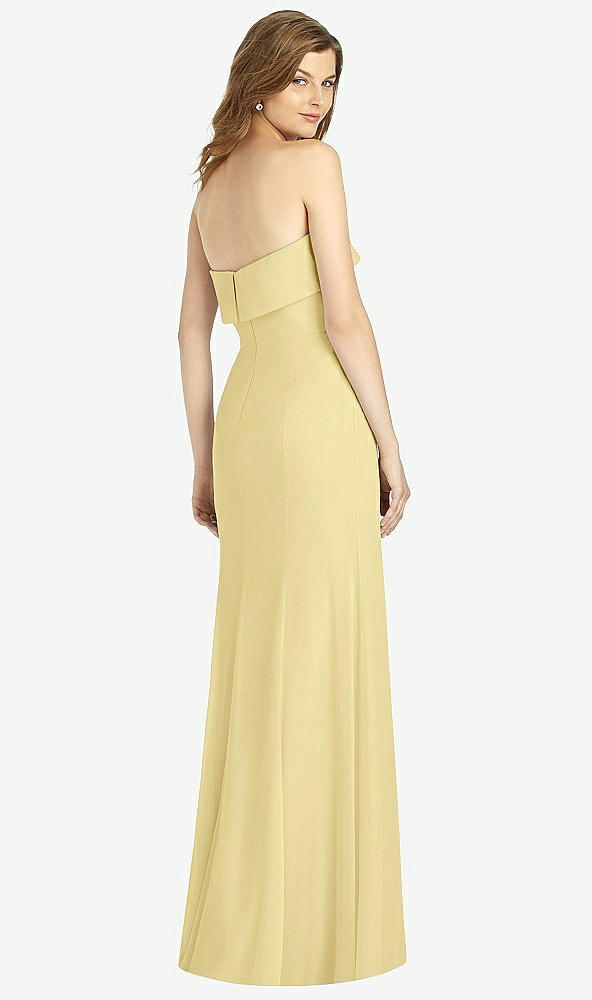 Back View - Pale Yellow Bella Bridesmaids Dress BB139