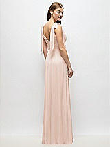 Alt View 4 Thumbnail - Cameo Plunge Neckline Bow Shoulder Empire Waist Chiffon Maxi Dress