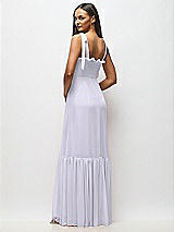 Alt View 5 Thumbnail - Silver Dove Tie-Shoulder Bustier Bodice Ruffle-Hem Maxi Dress