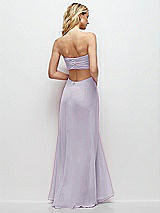 Side View Thumbnail - Moondance Strapless Empire Waist Cutout Maxi Dress with Covered Button Detail