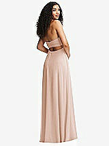 Alt View 7 Thumbnail - Cameo Strapless Empire Waist Cutout Maxi Dress with Covered Button Detail