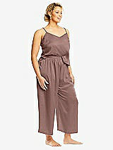 Alt View 2 Thumbnail - Sienna Whisper Satin Wide-Leg Lounge Pants with Pockets