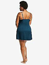 Alt View 3 Thumbnail - Atlantic Blue Short Whisper Satin Slip