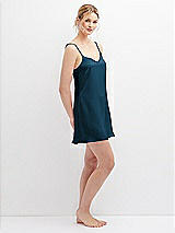 Alt View 6 Thumbnail - Atlantic Blue Short Whisper Satin Slip