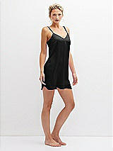 Alt View 4 Thumbnail - Black Short Whisper Satin Slip