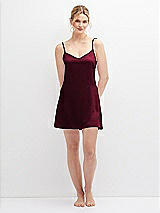 Alt View 5 Thumbnail - Cabernet Short Whisper Satin Slip