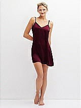 Front View Thumbnail - Cabernet Short Whisper Satin Slip