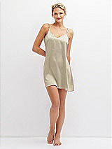 Front View Thumbnail - Champagne Short Whisper Satin Slip