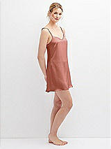 Alt View 6 Thumbnail - Desert Rose Short Whisper Satin Slip