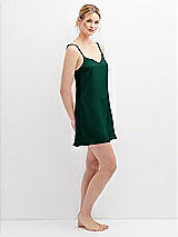 Alt View 6 Thumbnail - Hunter Green Short Whisper Satin Slip