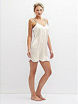 Alt View 4 Thumbnail - Ivory Short Whisper Satin Slip