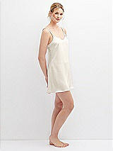 Alt View 6 Thumbnail - Ivory Short Whisper Satin Slip