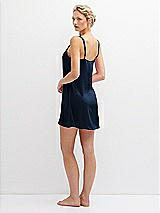 Rear View Thumbnail - Midnight Navy Short Whisper Satin Slip