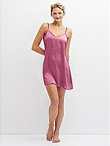 Front View Thumbnail - Orchid Pink Short Whisper Satin Slip