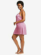 Alt View 2 Thumbnail - Powder Pink Short Whisper Satin Slip