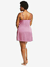 Alt View 3 Thumbnail - Powder Pink Short Whisper Satin Slip