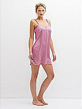 Alt View 4 Thumbnail - Powder Pink Short Whisper Satin Slip