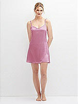 Alt View 5 Thumbnail - Powder Pink Short Whisper Satin Slip