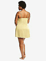 Alt View 3 Thumbnail - Pale Yellow Short Whisper Satin Slip