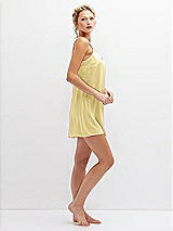 Side View Thumbnail - Pale Yellow Short Whisper Satin Slip