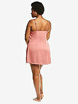 Alt View 3 Thumbnail - Rose - PANTONE Rose Quartz Short Whisper Satin Slip